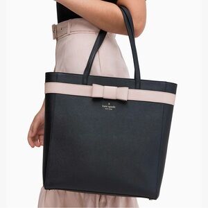 Kate Spade Black and Cream Tote Bag